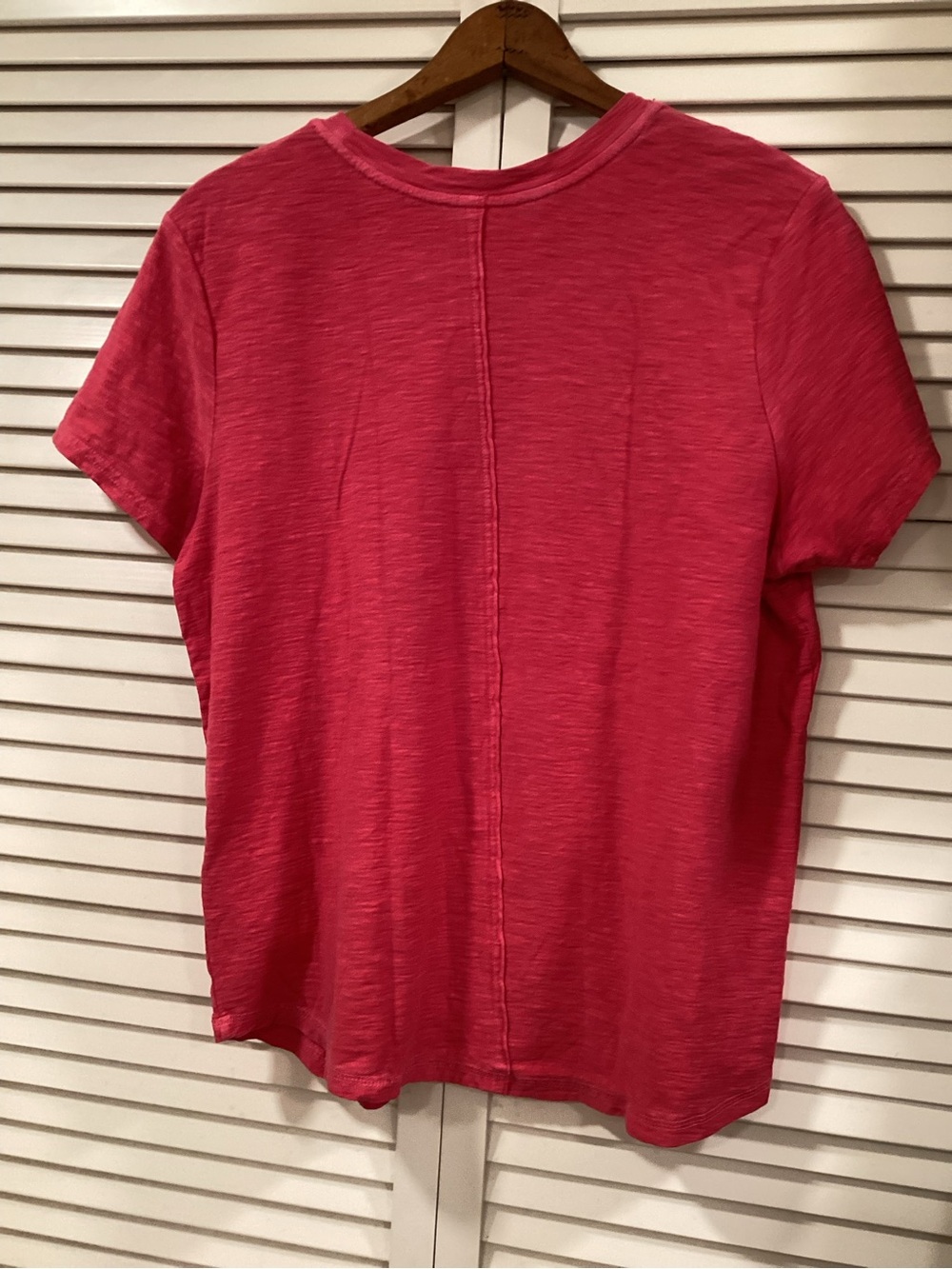 Anthro X Pilcro Jordyn Cotton Slub Oversized Crew Neck Tee L - Picture 6 of 8